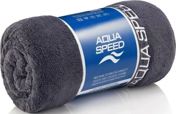 Рушник Aqua Speed DRY CORAL темно-сірий 50x100 см 157-26