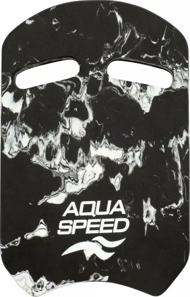 Дошка для плавання Aqua Speed SWIRL UNIVERSAL чорно-біла 162-05