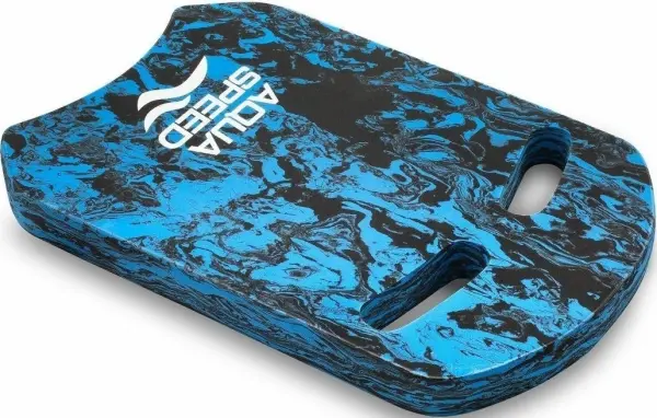 Доска для плавания Aqua Speed SWIRL UNIVERSAL сине-черная 162-10