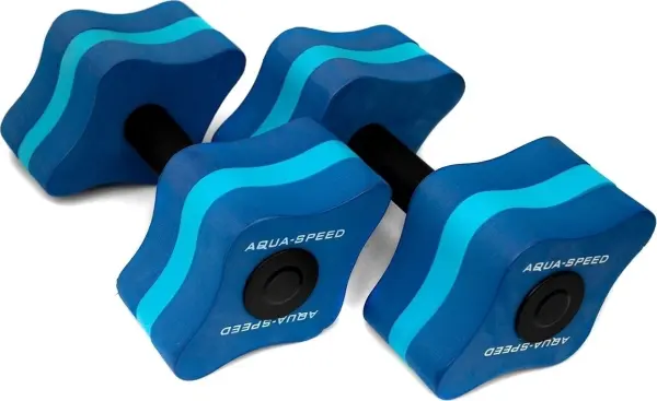 Гантелі для аквафітнесу Aqua Speed AQUAFITNESS DUMBELLS синьо-блакитні 167