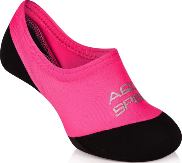 Шкарпетки для басейну Aqua Speed NEO SOCKS рожево-чорні 177-03