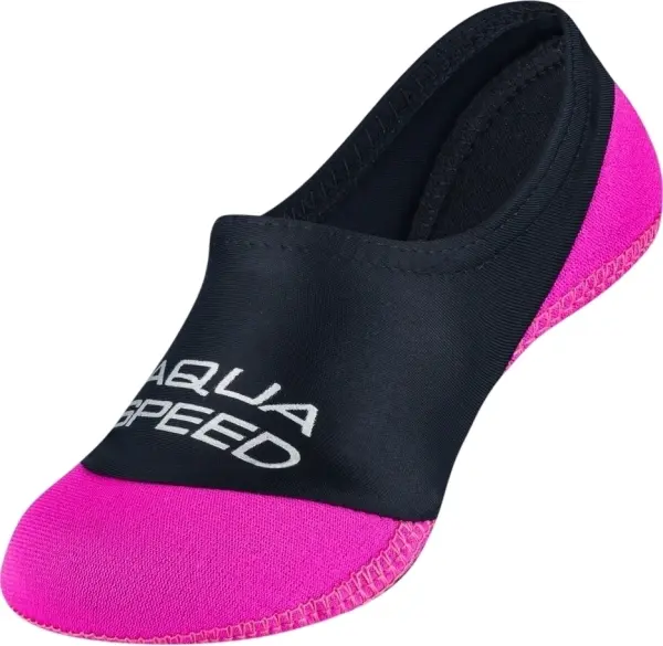 Шкарпетки для басейну Aqua Speed NEO SOCKS чорно-рожеві 177-19