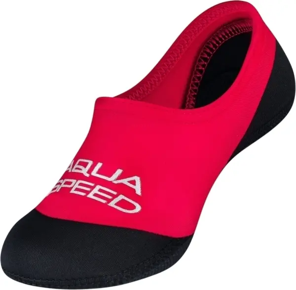 Шкарпетки для басейну Aqua Speed NEO SOCKS червоно-чорні 177-31