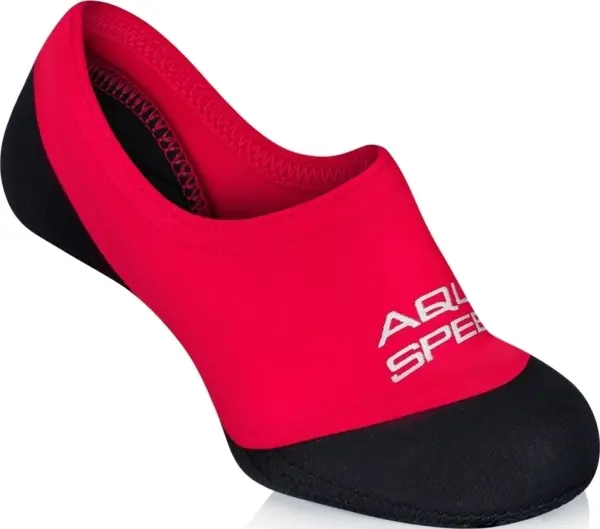 Шкарпетки для басейну Aqua Speed NEO SOCKS червоно-чорні 177-31