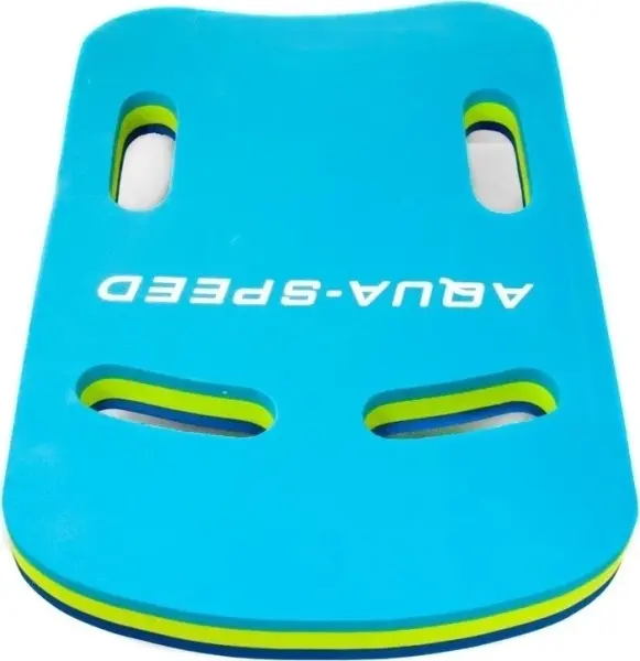 Дошка для плавання Aqua Speed VERSO KICKBOARD блакитно-салатово-темно-синя 183