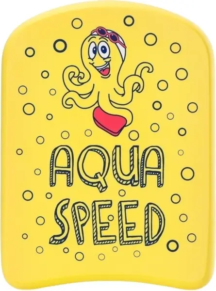 Дошка для плавання дитяча Aqua Speed KIDDIE KICKBOARD жовта 186-octopus