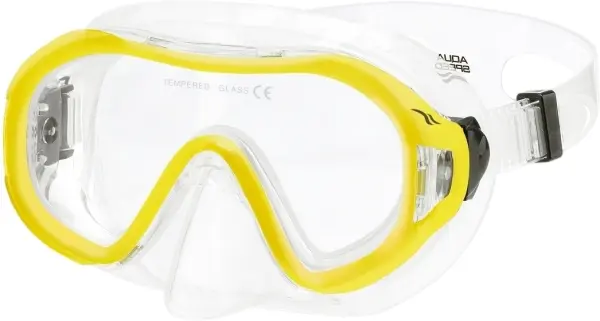 Маска для плавання дитяча Aqua Speed JUNIOR прозоро-жовта 223-18