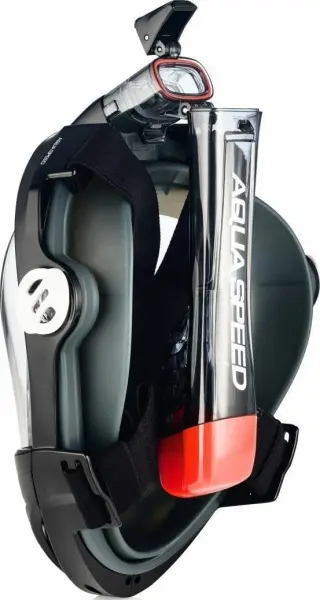 Маска для плавання повнолицьова Aqua Speed BRIZO чорна 227-07