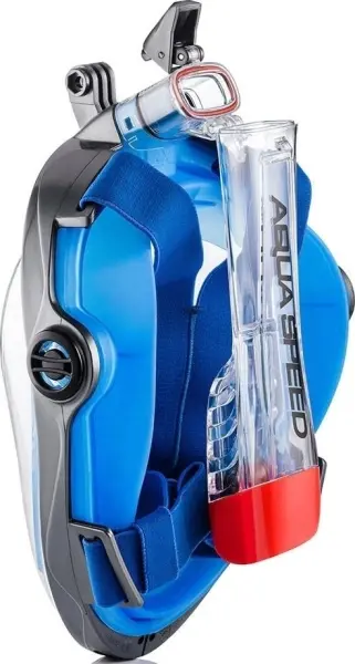 Маска для плавання повнолицьова Aqua Speed SPECTRA 2.0 синьо-чорна 247-01