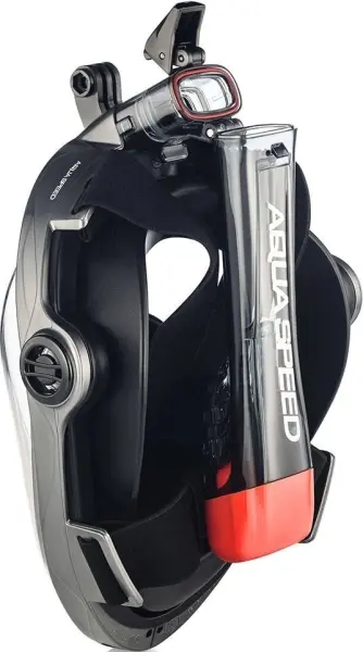 Маска для плавання повнолицьова Aqua Speed SPECTRA 2.0 чорна 247-07