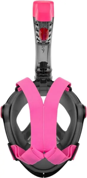 Маска для плавання повнолицьова Aqua Speed SPECTRA 2.0 чорно-рожева 247-19