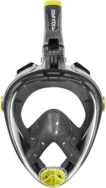 Маска для плавання повнолицьова Aqua Speed SPECTRA 2.0 чорно-жовта 247-30