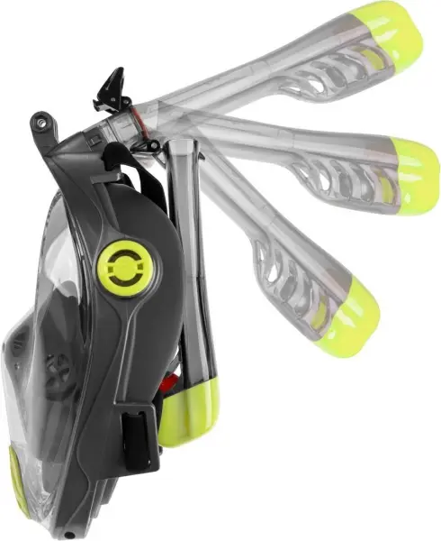 Маска для плавання повнолицьова Aqua Speed SPECTRA 2.0 чорно-жовта 247-30