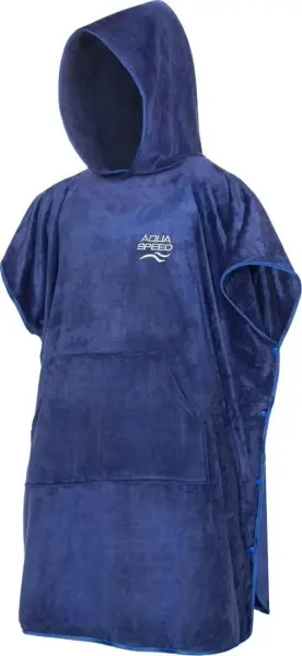 Рушник-пончо Aqua Speed PONCHO темно-синій 90x220 см 288-10