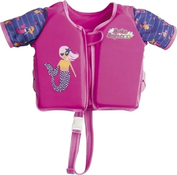 Жилет для плавання дитячий Aqua Speed SWIM VEST WITH SLEEVES рожево-фіолетовий 32147-03
