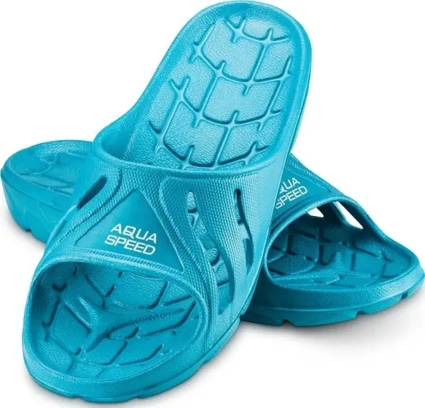Шльопанці дитячі Aqua Speed ALABAMA бірюзові 507-02