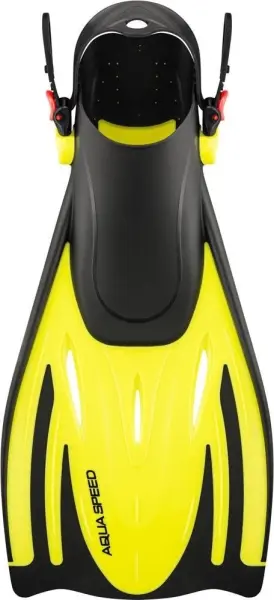 Ласти дитячі Aqua Speed WOMBAT KID жовто-чорні 528-18