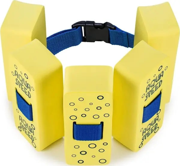 Пояс для плавання дитячий Aqua Speed KIDDIE II жовто-синій 538-Octopus