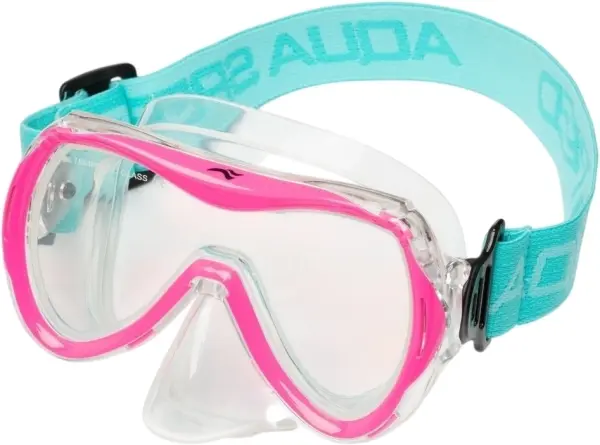 Маска для плавання дитяча Aqua Speed ALIZE FS рожево-блакитна 622-03