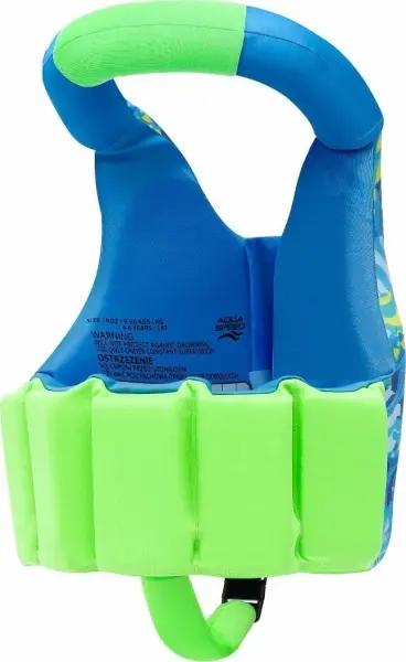 Жилет для плавання дитячий Aqua Speed AQUA PALS бірюзово-салатовий 628-02