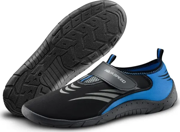 Аквашузи Aqua Speed AQUA SHOE 27 чорно-сині 642-27B
