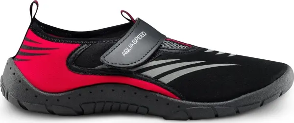 Аквашузи Aqua Speed AQUA SHOE 27 чорно-червоні 642-27D
