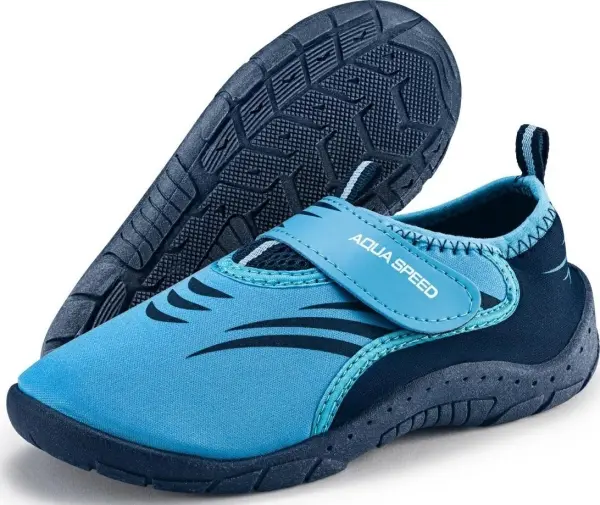 Аквашузи Aqua Speed AQUA SHOE 27 блакитно-темно-сині 642-27E