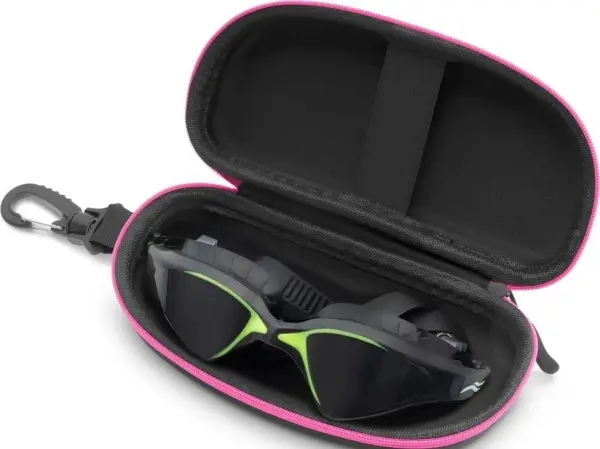 Чохол для окулярів для плавання Aqua Speed GOGGLE CASE чорно-рожевий 737-03