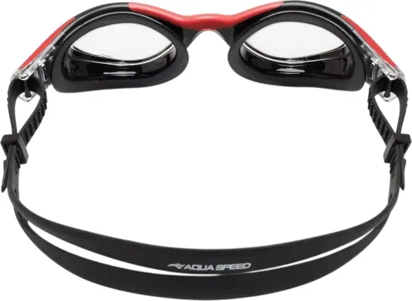 Окуляри для плавання Aqua Speed AQUILO чорно-червоні 728-31