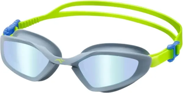 Окуляри для плавання Aqua Speed RAVEN MIRROR сіро-салатові 713-04