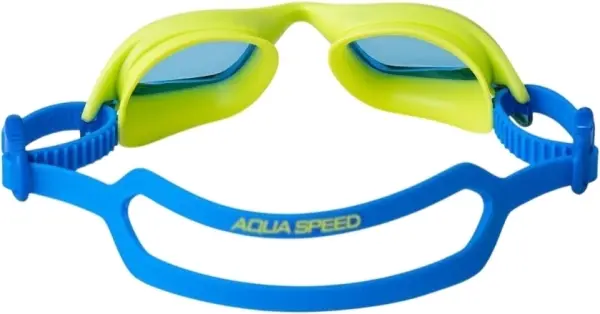 Окуляри для плавання Aqua Speed TORRENT жовто-сині 715-81