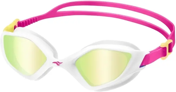 Очки для плавания Aqua Speed ZENITH MIRROR бело-розовые 718-59