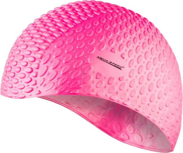 Шапочка для плавання Aqua Speed BUBBLE рожева 102-03