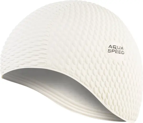 Шапочка для плавання жіноча Aqua Speed BOMBASTIC біла 104-05