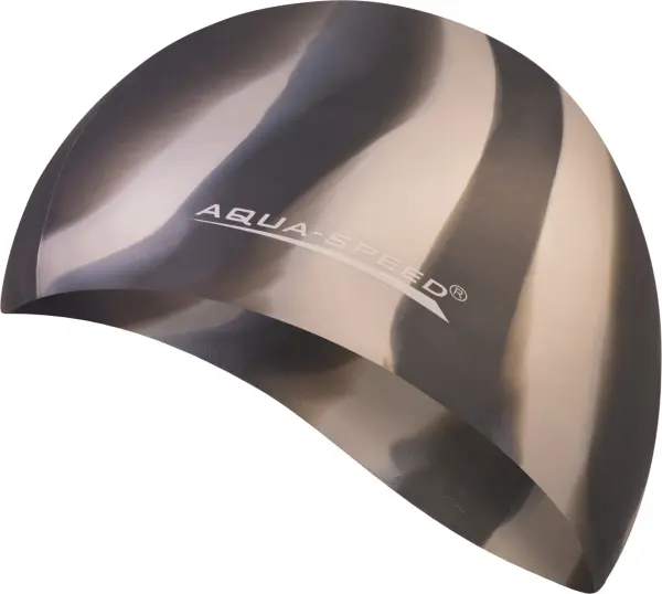 Шапочка для плавання Aqua Speed BUNT чорно-сіра 113-56