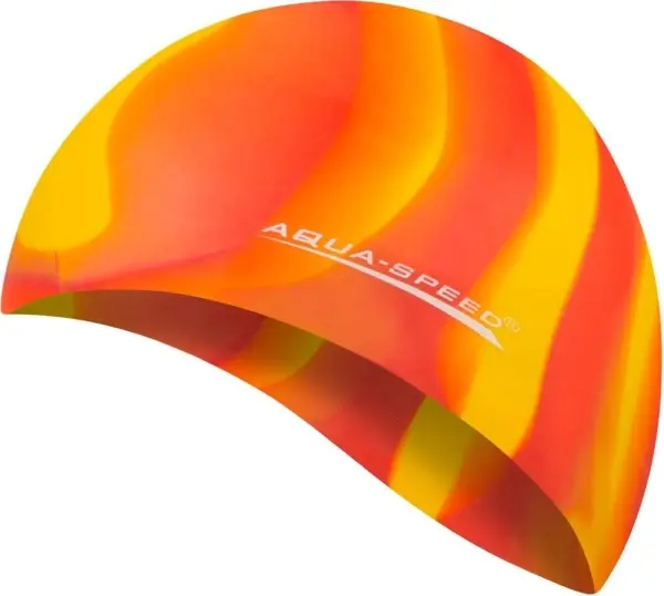 Шапочка для плавання Aqua Speed BUNT оранжево-жовта 113-59