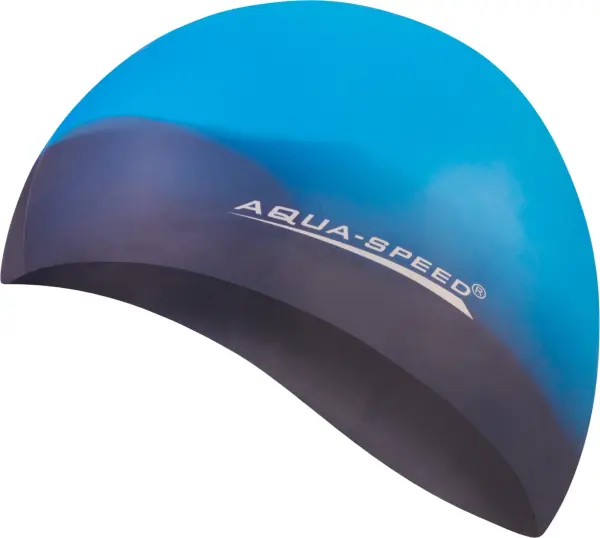 Шапочка для плавання Aqua Speed BUNT блакитно-темно-синя 113-69