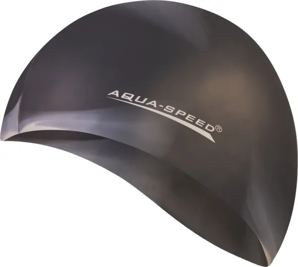 Шапочка для плавання Aqua Speed BUNT чорно-сіра 113-78