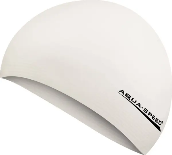 Шапочка для плавання Aqua Speed SOFT LATEX біла 122-05