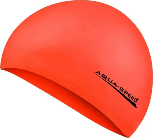 Шапочка для плавання Aqua Speed SOFT LATEX темно-помаранчева 122-75