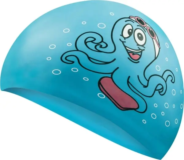 Шапочка для плавання дитяча Aqua Speed KIDDIE OCTOPUS блакитна 142-Octopus