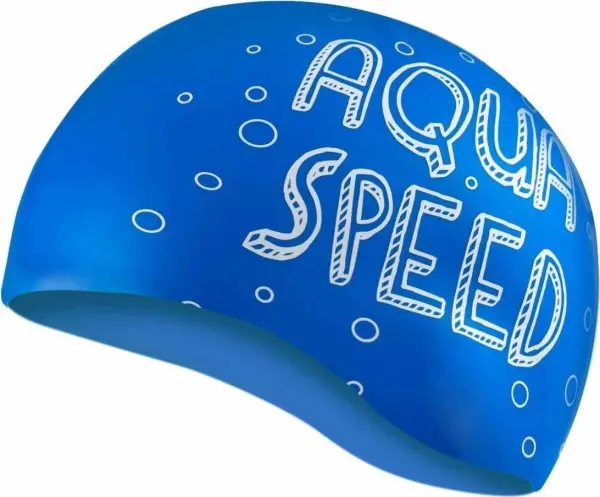 Шапочка для плавання дитяча Aqua Speed KIDDIE SHARK синьо-сіра 142-Shark