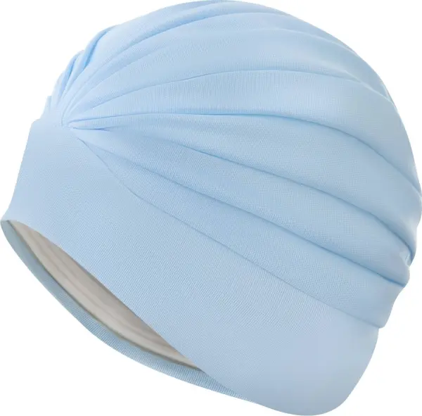 Шапочка для плавания Aqua Speed TURBAN CAP светло-голубая 245-02