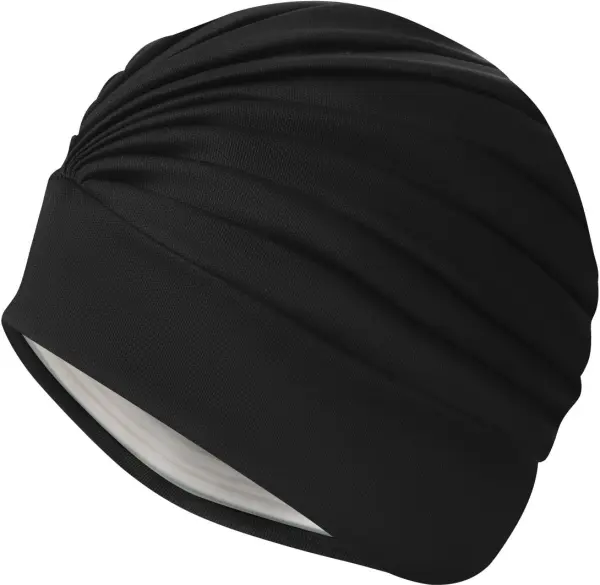Шапочка для плавання Aqua Speed TURBAN CAP чорна 245-07
