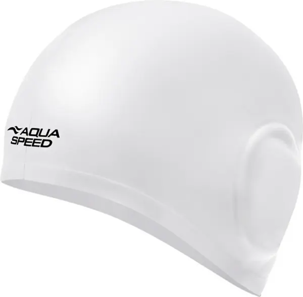 Шапочка для плавания Aqua Speed EAR CAP VOLUME белая 284-05