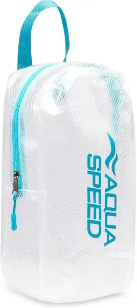 Косметичка Aqua Speed DRY POUCH M 7L прозрачно-бело-бирюзовая 757-02