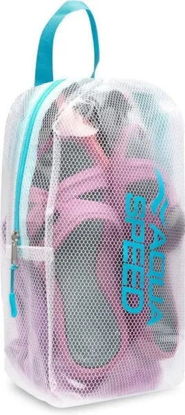 Косметичка Aqua Speed DRY POUCH M 7L прозрачно-бело-бирюзовая 757-02
