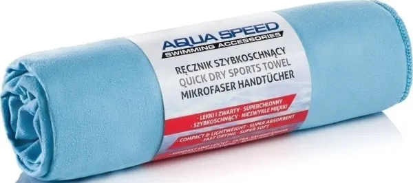 Рушник Aqua Speed DRY FLAT блакитний 50х100 см 155-02