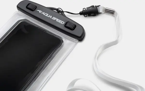 Чохол водонепроникний для телефону Aqua Speed ​​IPX8 чорно-прозорий 779-07