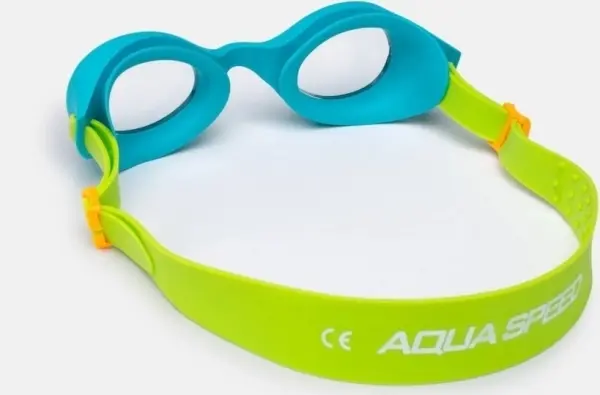 Окуляри для плавання дитячі Aqua Speed ​​BONITO бірюзово-салатово-жовтогарячі 743-30